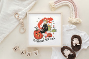 Vintage Halloween Sublimation Bundle, a Work Illustration by CreationArt (Thumbnail 11 of 12)