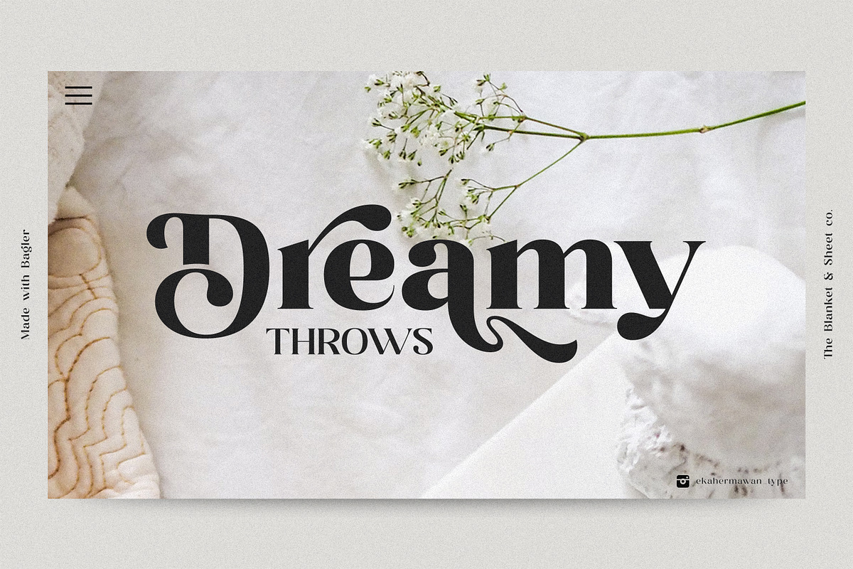 Bagler - Ornamental Display Font, a Serif Font by Ekahermawan (Photo 2 of 13)