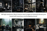 Black Interior Stock Photos, an Architecture Photo by Selenique Studio (Thumbnail 2 of 14)