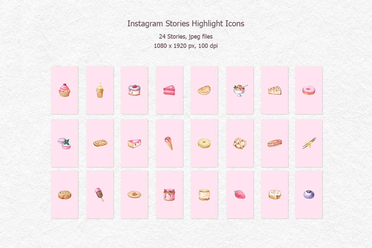 Food icon instagram, a Social Media Template by CreativeByLu (Photo 2 of 3)