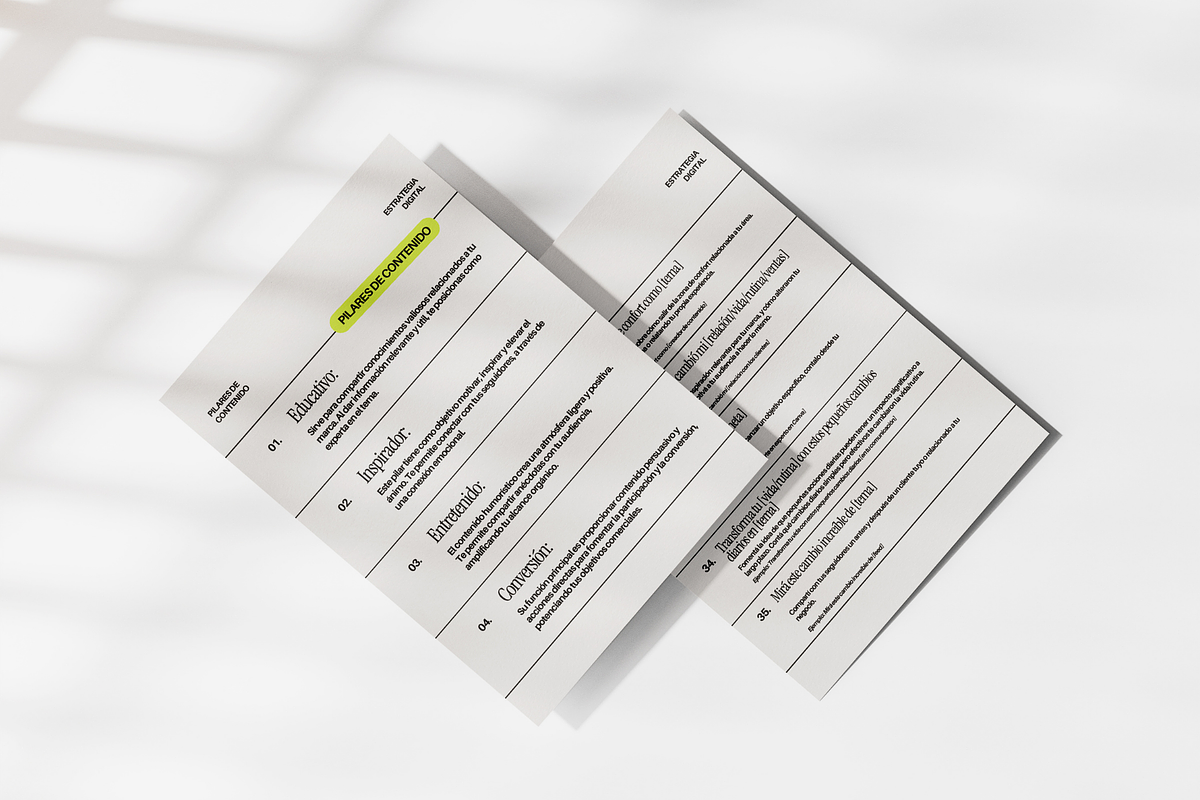 Ebook - 100 Ideas de contenido, a Social Media Template by Mila Estudio (Photo 3 of 4)