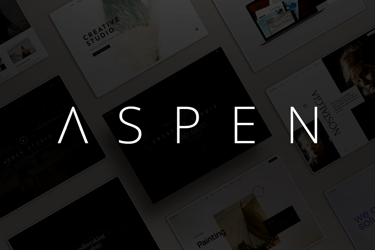 Aspen - Minimalist WordPress Theme, a WordPress Template by treethemes (Photo 1 of 13)