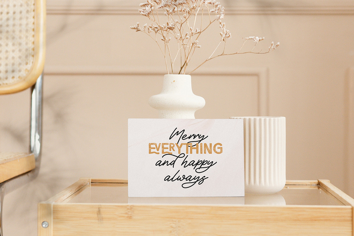 Holiday Galore - Hand-Drawn Font Duo, a Sans Serif Font by SilverStag Type Foundry (Photo 18 of 39)