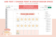 Teddy Bear timetable for kids, a Design Template by hanacrochetdesign (Thumbnail 5 of 9)