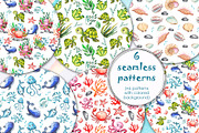 Little OCEAN creatures. Watercolor, an Object Graphic by Ana-Sakuta (Thumbnail 8 of 16)