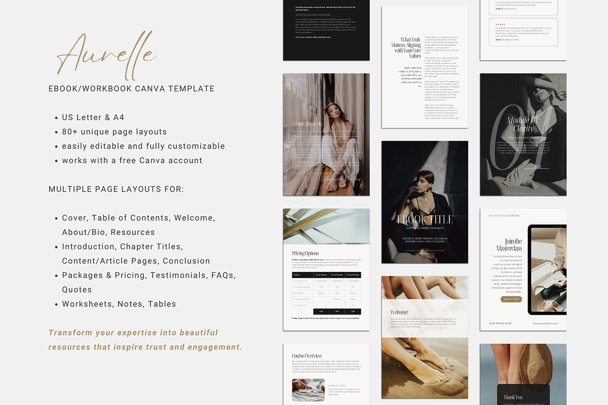 Wellness Coach Ebook Canva Template, a Marketing Template by DESIGN BY nube (Photo 2 of 9)