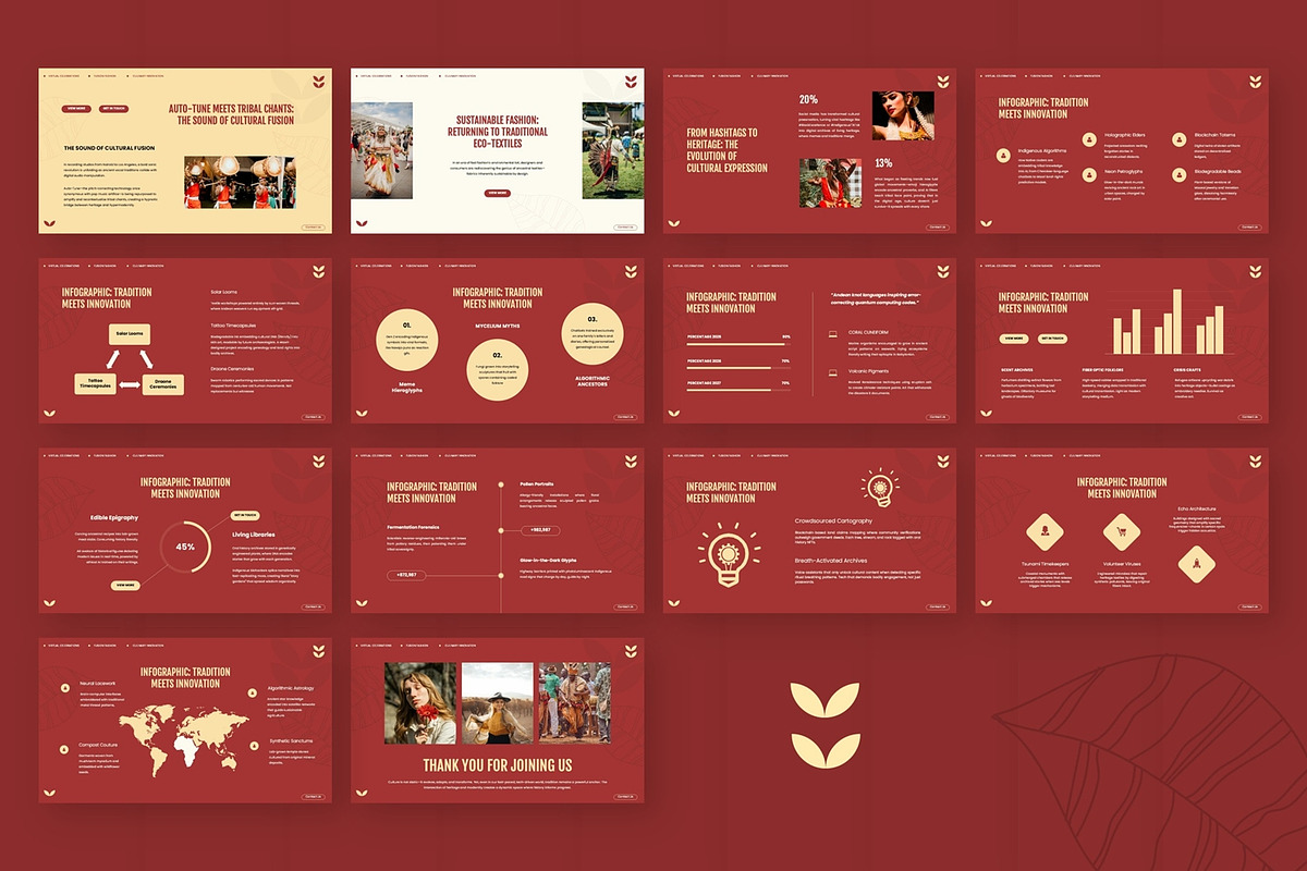 Culture Shape - Powerpoint, a Presentation Template by AQR Studio (Photo 2 of 3)