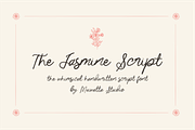 The Jasmine Script, a Script Font by Muwatta Studio (Thumbnail 1 of 8)