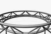 Circle Triangular Truss 200cm, an Object 3D Model by akerStudio (Thumbnail 4 of 14)