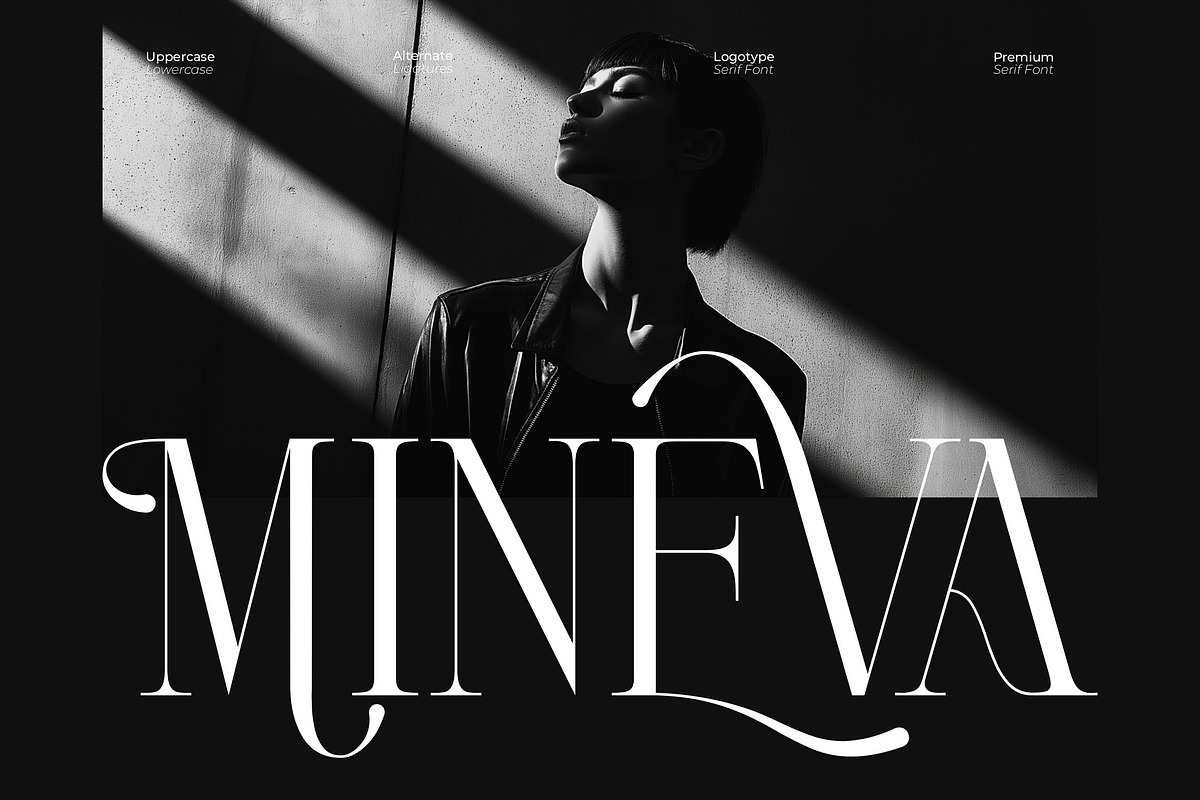 Mineva || Modern Classy Serif Font, a Serif Font by Ermedia Studio (Photo 1 of 8)