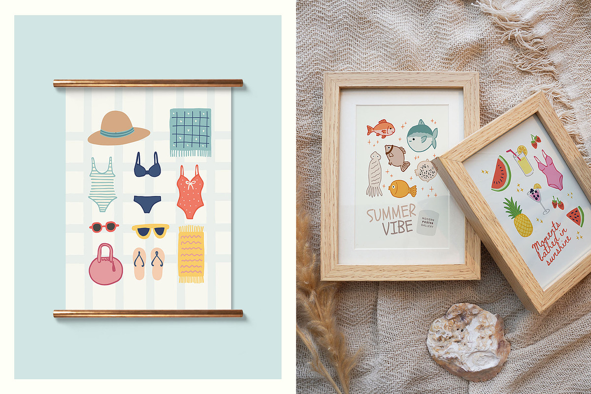Summer Vibe | Wall Art Creator, an Object Graphic by Leleka.Store (Photo 13 of 19)