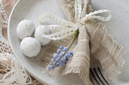 Easter table setting stock photograph preview 6