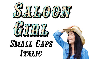 Saloon Girl SC Italic