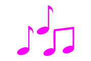 Music icon design template, a Solid Icon by Sumberpangan (Thumbnail 2 of 3)
