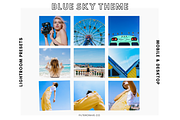 Blue Sky Mobile Lightroom Presets, an Action Add-On by Filtercrave (Thumbnail 2 of 7)