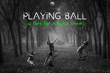 Playing Ball Font