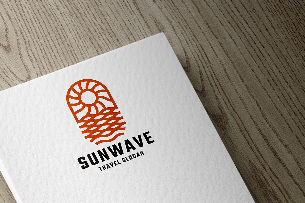 Sun Wave Travel Logo, a Branding & Logo Template by Design_Planet (Photo 3 of 3)