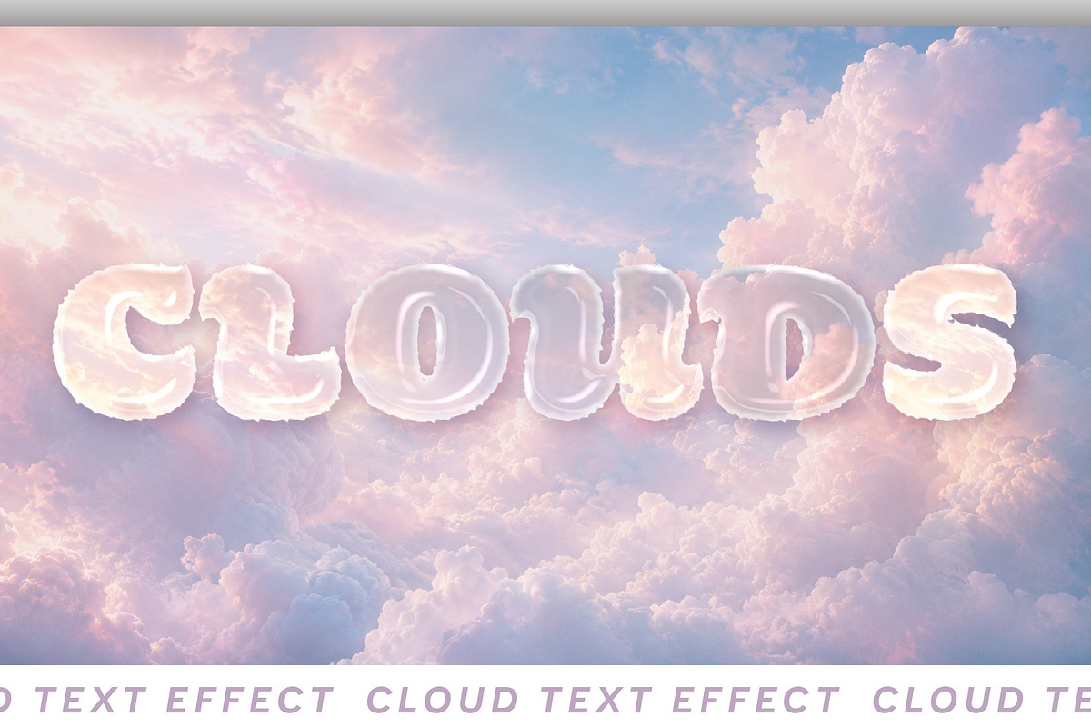 Clouds Text Effect, a Layer Style Add-On by studiogstock (Photo 2 of 2)