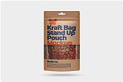 Kraft Paper Bag With Window Mockup, a Packaging Mockup by Reformer Mockup (Thumbnail 4 of 5)