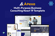 Apexa- Consulting React 19 Template, a React Template by AliThemes (Thumbnail 1 of 2)