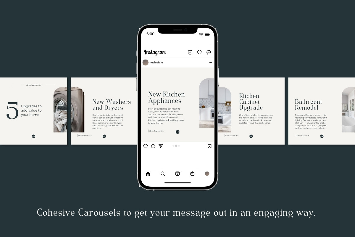 Instagram Real Estate Canva Template, a Social Media Template by Kalo Media Hawaii (Photo 2 of 11)