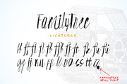FamilyTree Font, a Script Font by Inkoteka (Thumbnail 5 of 7)
