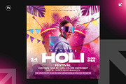 06 Holi party flyer bundle, a Flyer Template by Shajib Shikder (Thumbnail 6 of 7)