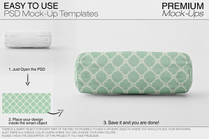 Bolster Pillow Mockup Pack