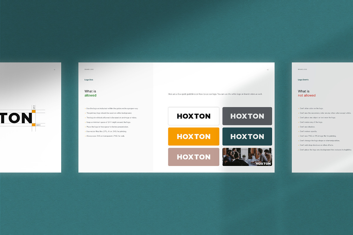 Hoxton Style Guide Template, a Presentation Template by Luxia (Photo 4 of 11)