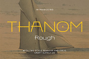 Thanom Rough, a Sans Serif Font by Craft Supply Co. (Thumbnail 1 of 8)