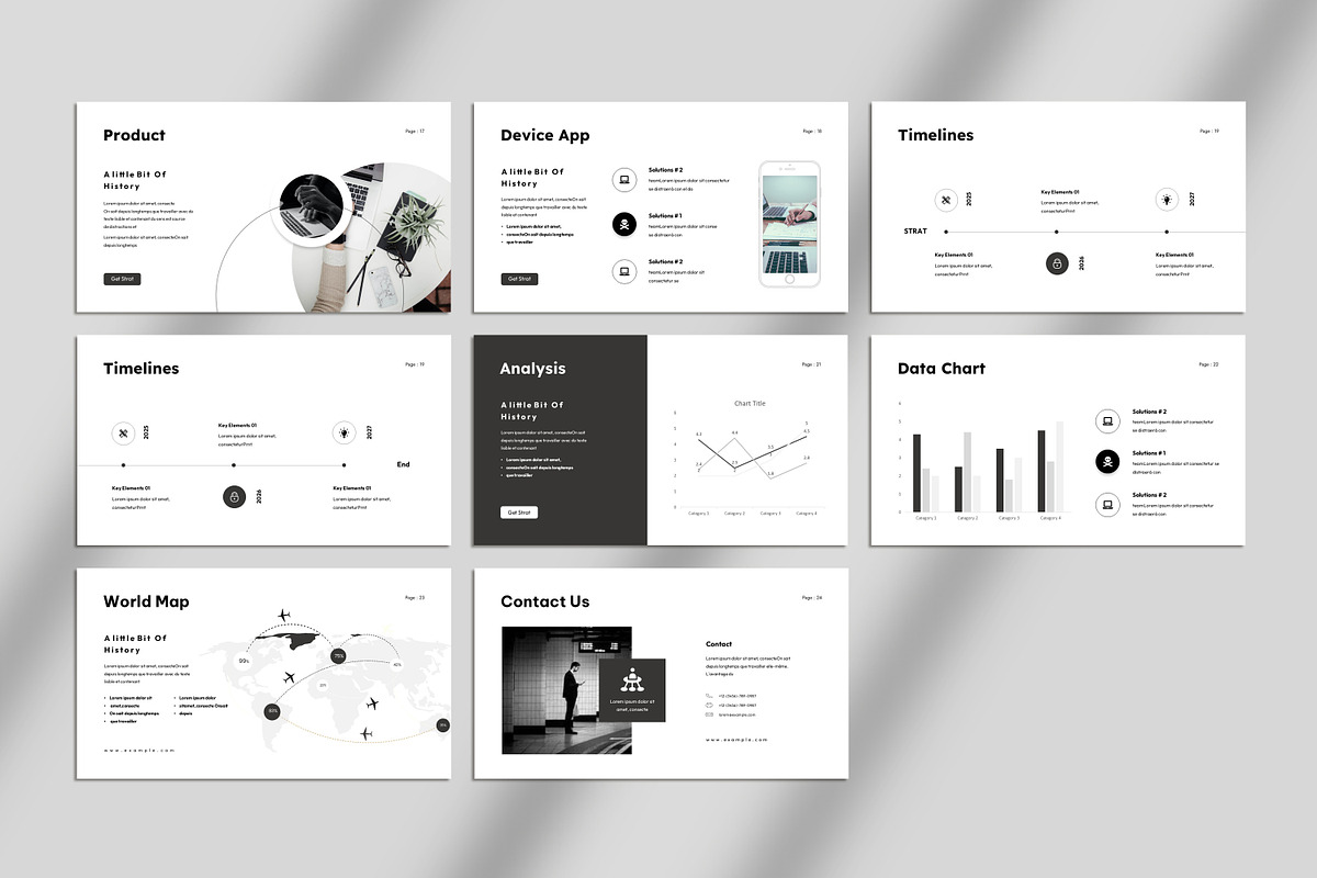 Minimal Presentation Template, a Presentation Template by Studio_Clarity (Photo 5 of 5)