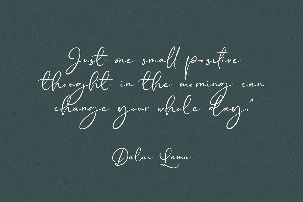 Muselint Modern Handwritten Font, a Script Font by RantautypeStudio (Photo 7 of 18)