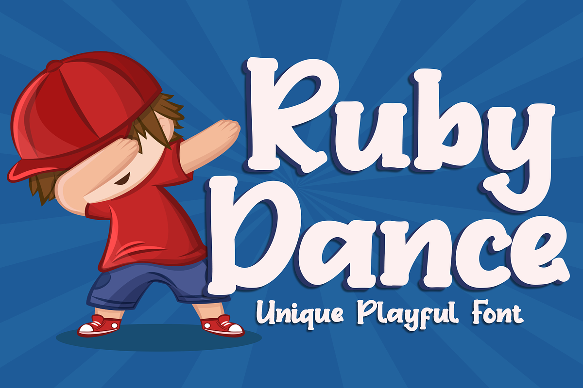 Ruby Dance - Playful font