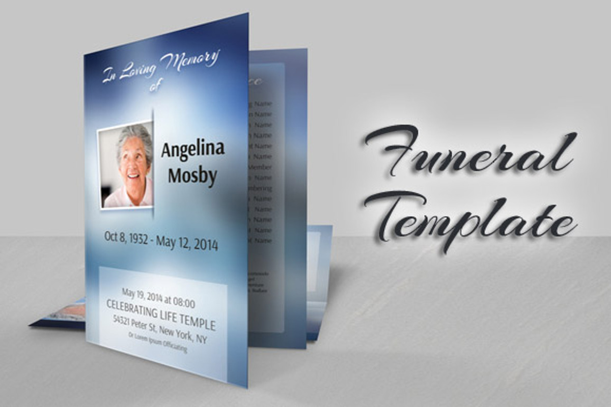BiFold Modern Funeral Template, a Brochure Template by Visual Impact (Photo 2 of 5)