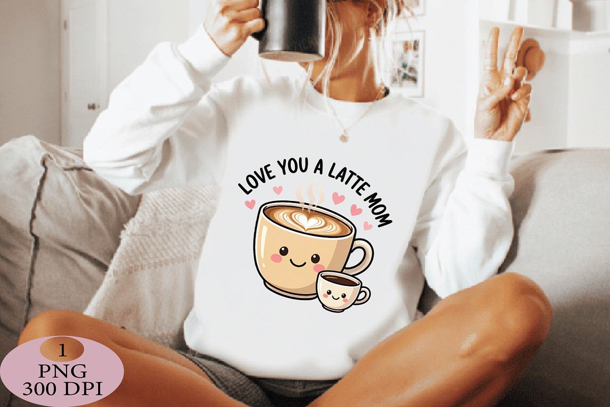 Funny Mama Mother's Day Mom Pun Latt, an Illustration by Daily.Designs (Photo 2 of 5)