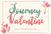 Journey Valentine – Cute Script Font, a Script Font by AnningArts (Thumbnail 1 of 5)