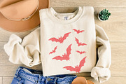 Hand Drawn Red Bats PNG, Halloween, an Illustration by SharpMarketplace (Thumbnail 8 of 9)