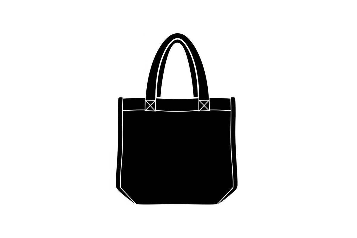 Reusable Tote Bag Minimal Silhouette, an Illustration by musafir_fashion (Photo 14 of 14)