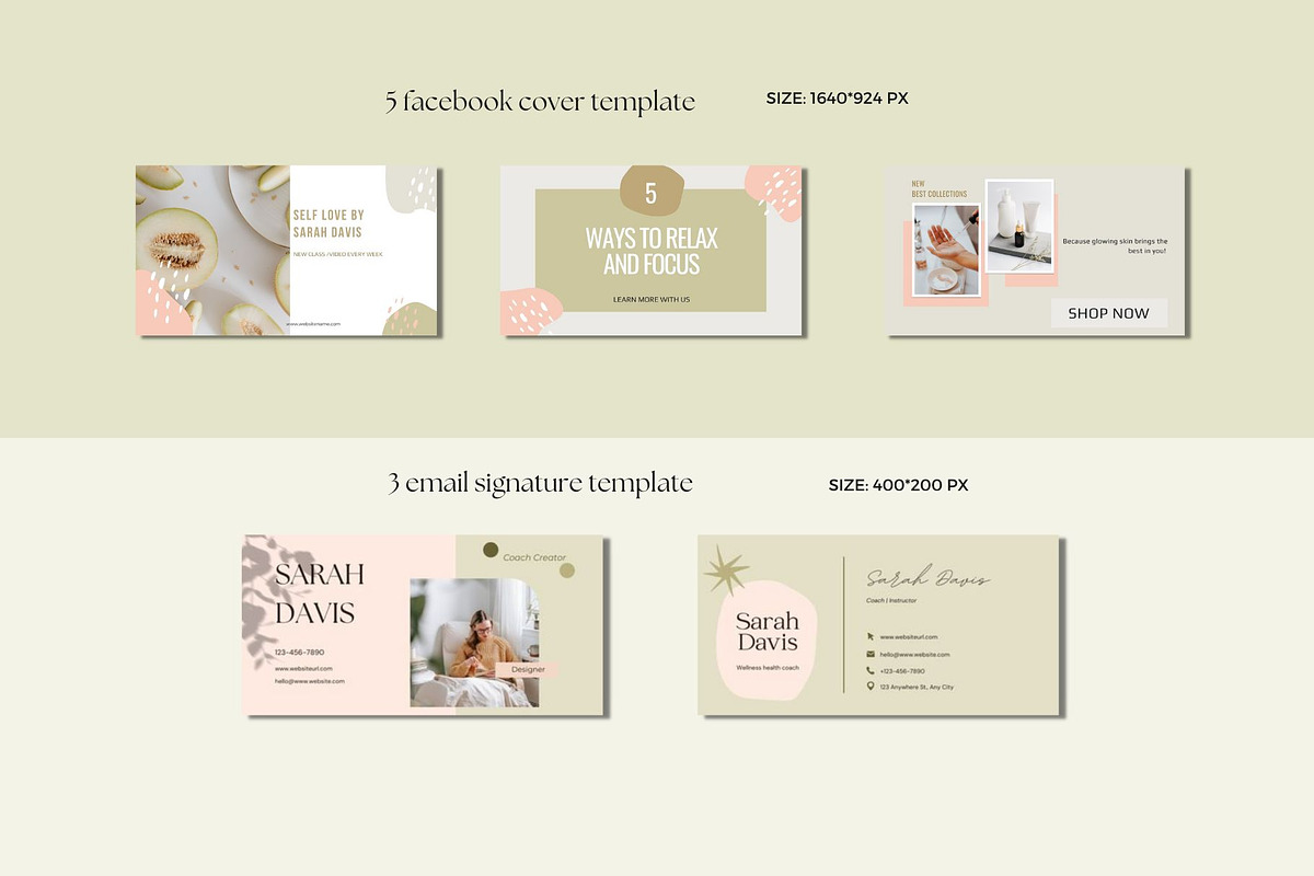 Wellness Coach Course Creator Canva, a Magazine Template by Deepa Template Studio (Photo 11 of 15)