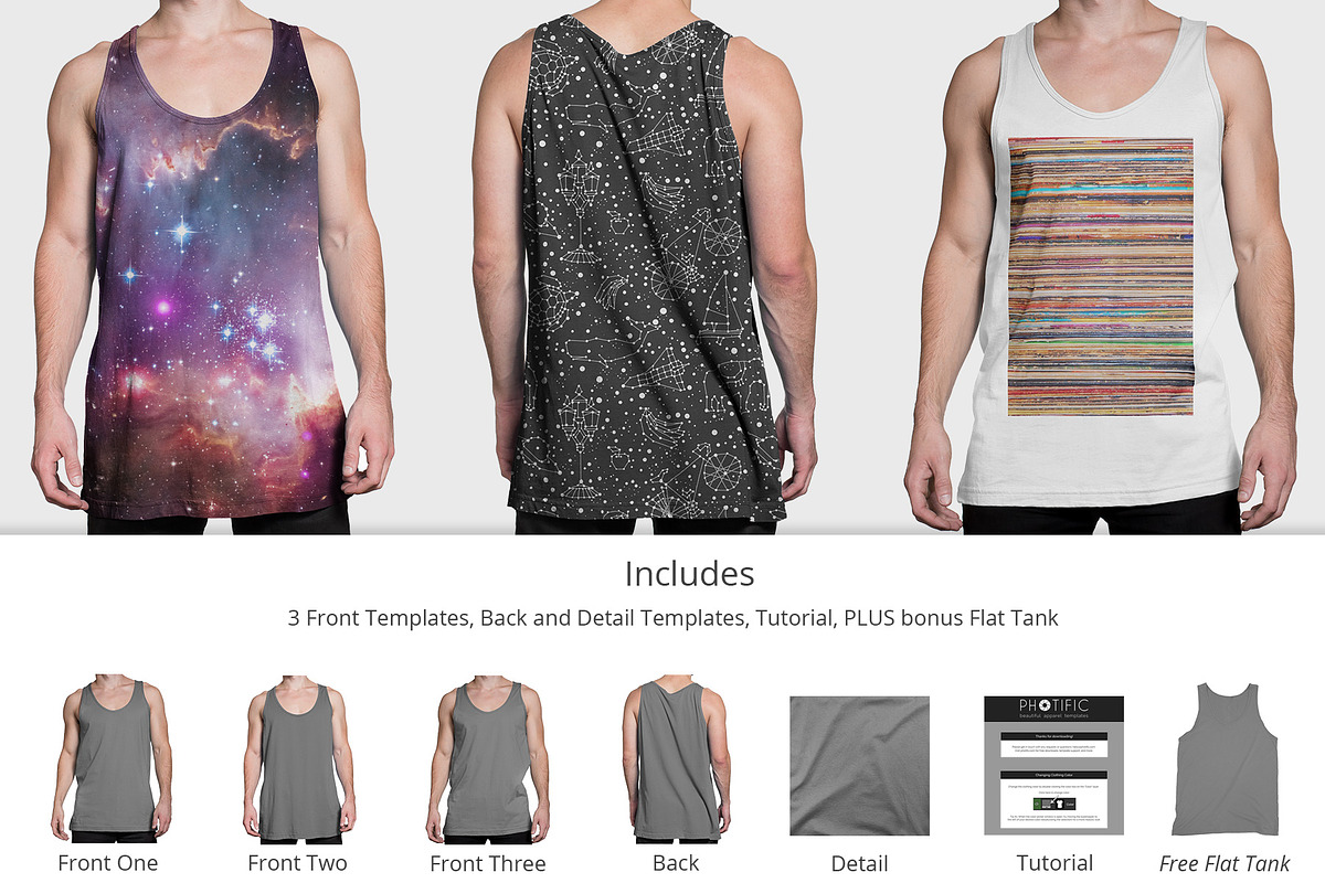 Tank Top - Apparel Mockups, a Shirt Mockup by Photific (Photo 3 of 5)