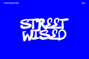 StreetWised Graffiti Type Font