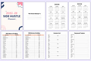2025-26 Side Hustle Planner Canva, a Stationery Template by Mustafiz (Thumbnail 2 of 11)