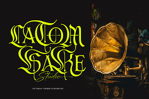 Dark Same Typeface, a Blackletter Font by alit design