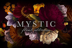 Mystic Floral Collection Clip Art