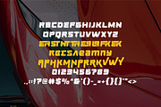 Race Head - Sports Font, a Sans Serif Font by Salamahtype (Thumbnail 6 of 7)