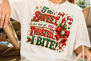 Sweet But Dont Get Me Twisted I Bite, a Seasonal Illustration by Rose Art (Thumbnail 2 of 4)
