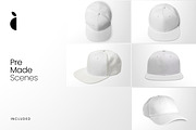 GRAINY Baseball Hat Mockup Kit, a Hat Mockup by Catkie - Digital Art (Thumbnail 4 of 9)