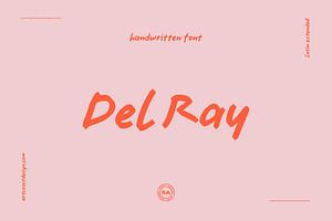 SA Del Ray Handwritten Font, a Handwritten Font by Artcoast Fonts