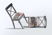 Chair Cushions Mock-Up, a Product Mockup by DesignRushMarket (Thumbnail 1 of 7)