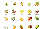 Watercolor Fruits Clipart, Pear PNG, a Food Illustration by BrushstrokeArtGB (Thumbnail 6 of 9)
